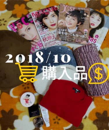 買って正解、眼のクマが気になるなら………！【月一で紹介・2018年10月購入品】